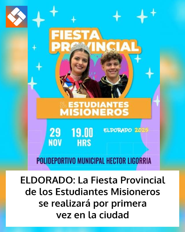 ELDORADO: La Fiesta Provincial de los Estudiantes Misioneros se realizará por primera vez en la ciudad