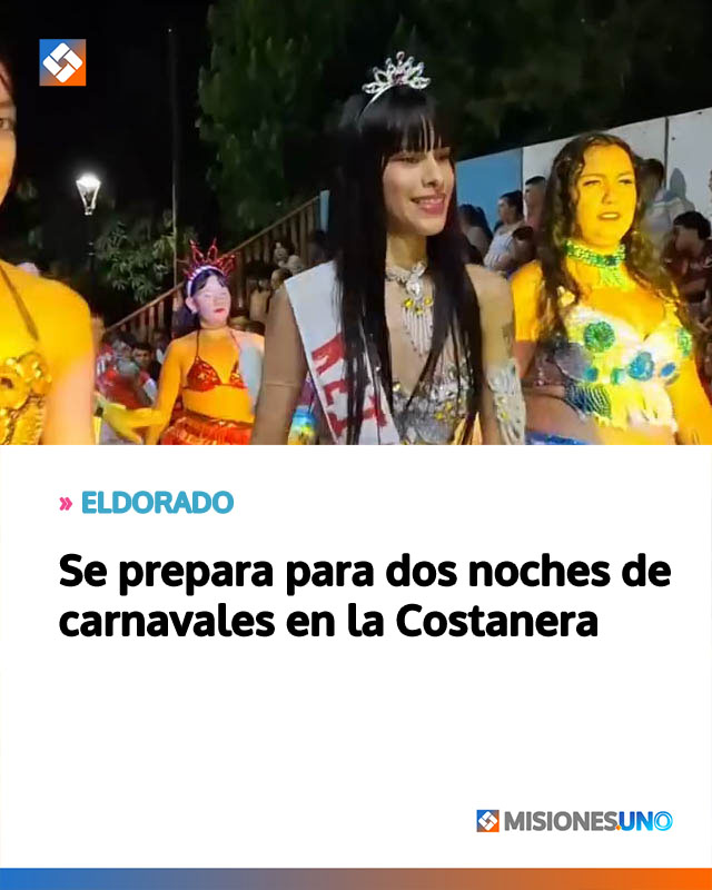 Se prepara para dos noches de carnavales en la Costanera