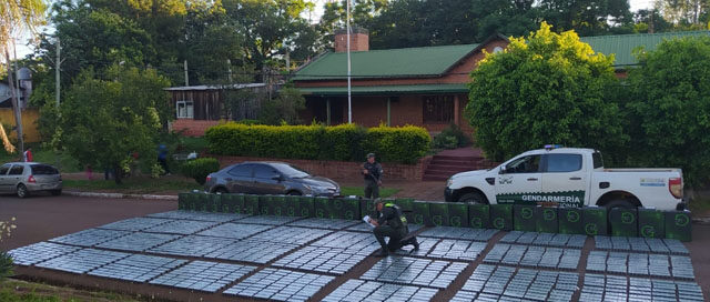 MISIONES: Gendarmería incautó más de 78 mil paquetes de cigarrillos de contrabando
