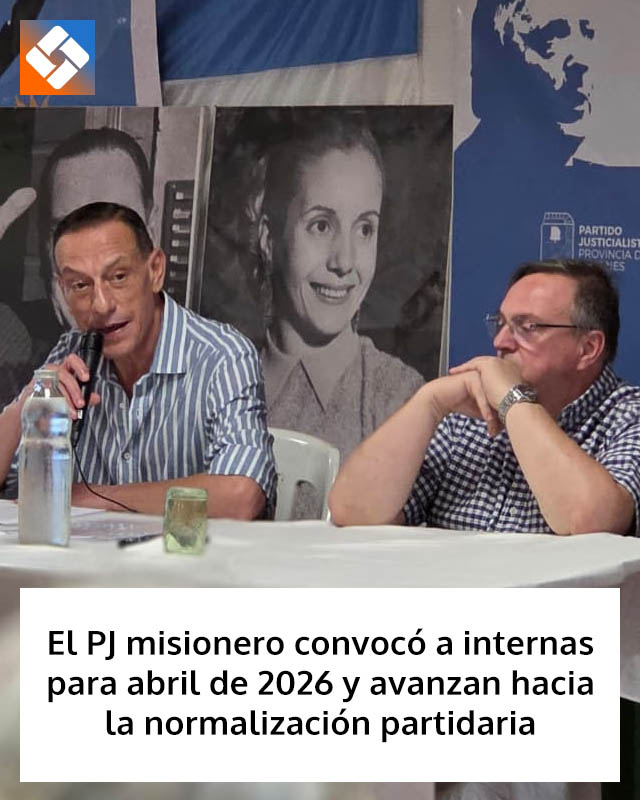 El PJ misionero convocó a internas para abril de 2026 y avanzan hacia la normalización partidaria