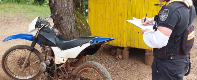 EL SOBERBIO: Secuestran dos motos y detienen a un hombre por ebriedad y desorden