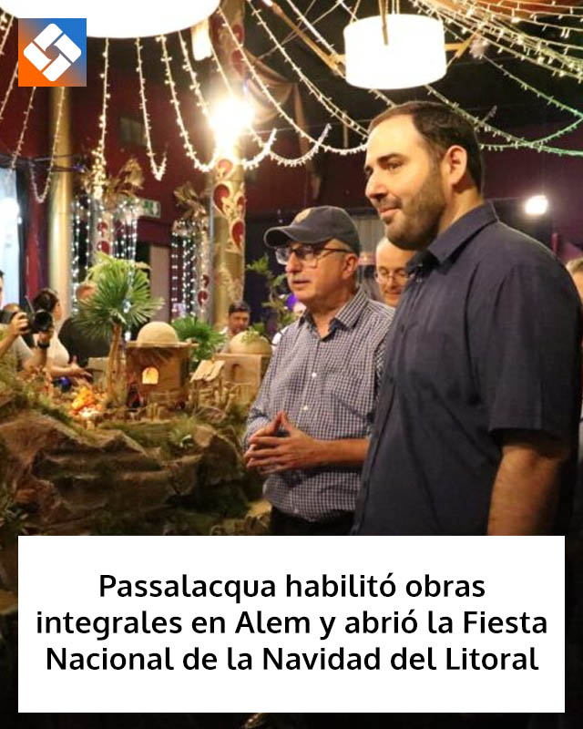Passalacqua: “La navidad nos reúne y nos hace pensar como comunidad”