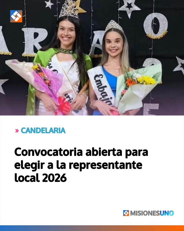 Convocatoria abierta para elegir a la representante local 2026