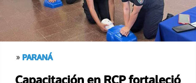Capacitación en RCP fortaleció la preparación del personal policial