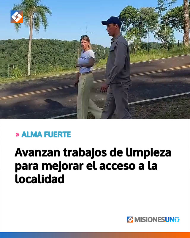 Avanzan trabajos de limpieza para mejorar el acceso a la localidad