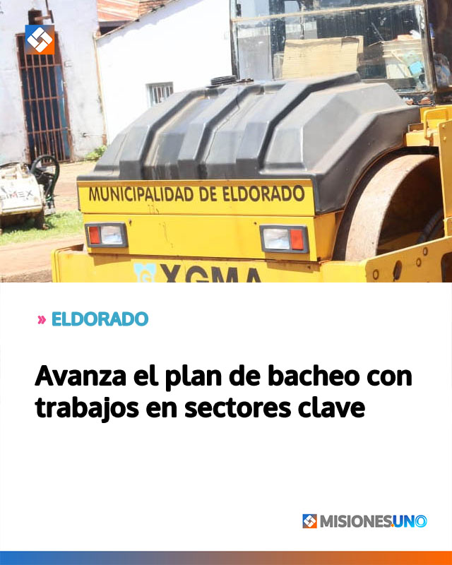 Avanza el plan de bacheo con trabajos en sectores clave