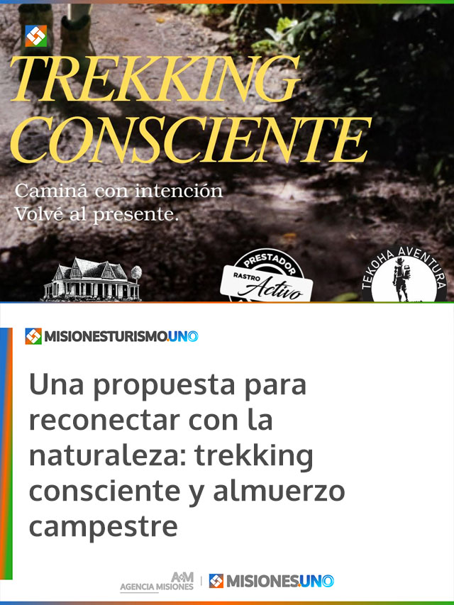 Una propuesta para reconectar con la naturaleza: trekking consciente y almuerzo campestre