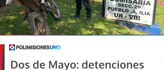 Dos de Mayo: detenciones por disturbios y retención de una motocicleta en operativos policiales