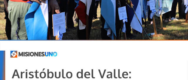 Aristóbulo del Valle: emotivo acto en homenaje a los veteranos y caídos en Malvinas