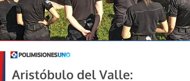 Aristóbulo del Valle: capacitaron a personal policial en protocolos de actuación ante incendios